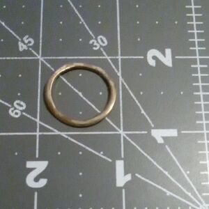 Asymetrical Silver Tone Band